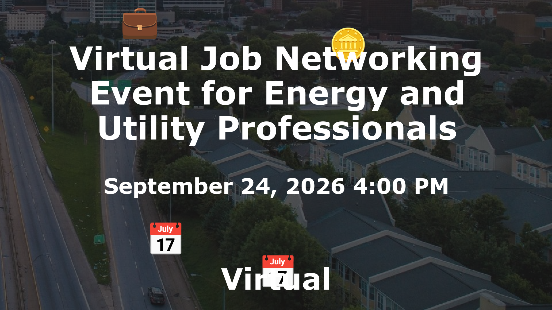 Virtual Job Networking Event for Energy and Utility Professionals event image